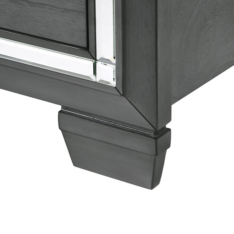 3pc Queen Kenzie Storage Bedroom Set Gray - Picket House Furnishings