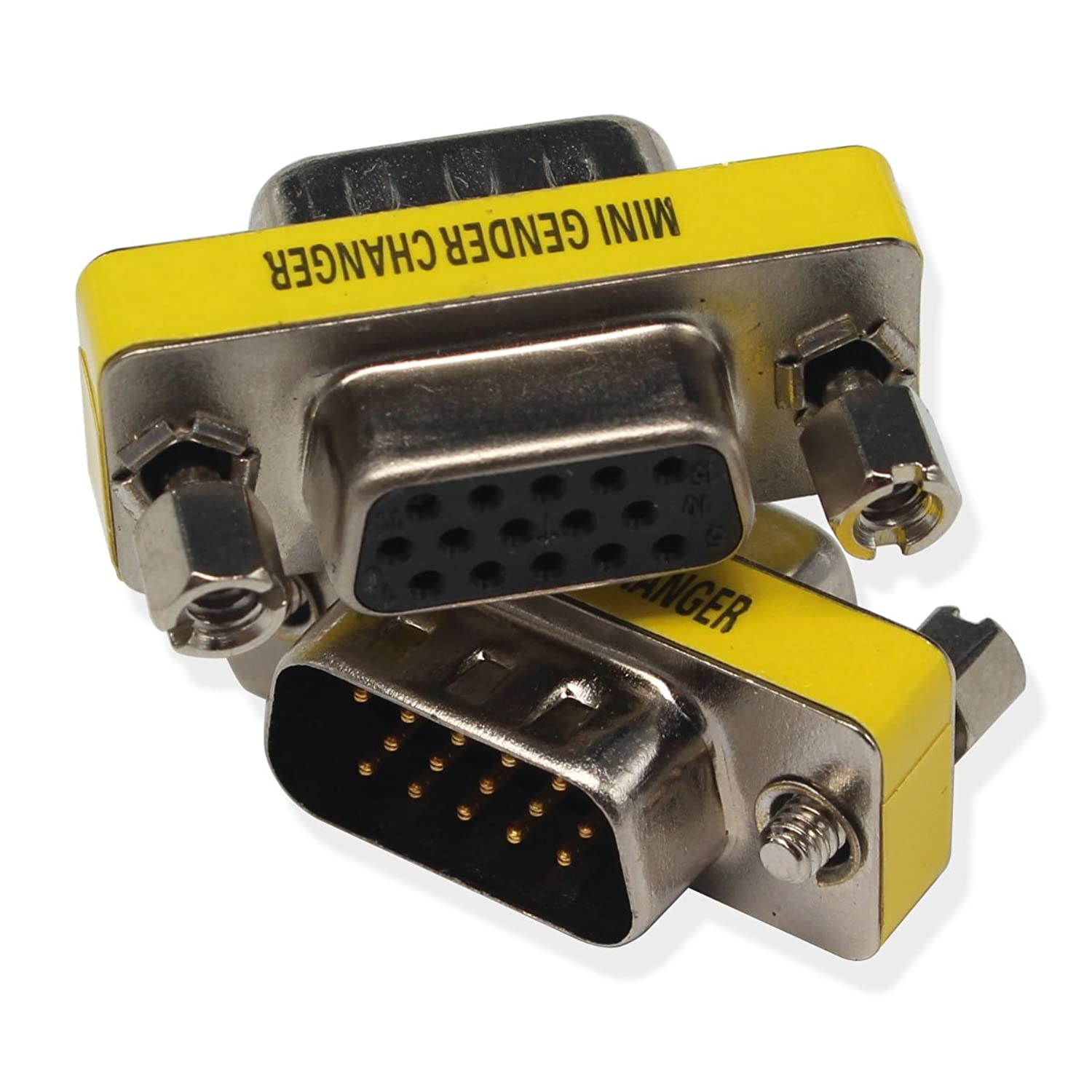 VGA Male to Female Connector Coupler Pack of 3