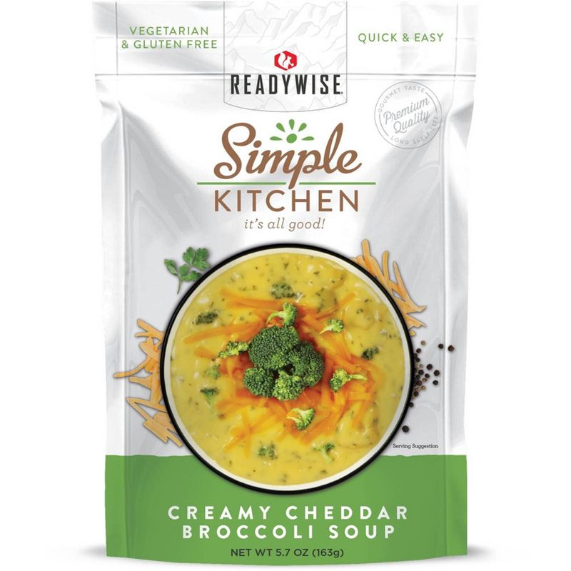 ReadyWise Simple Kitchen Creamy Cheddar Broccoli Soup - 6ct Case