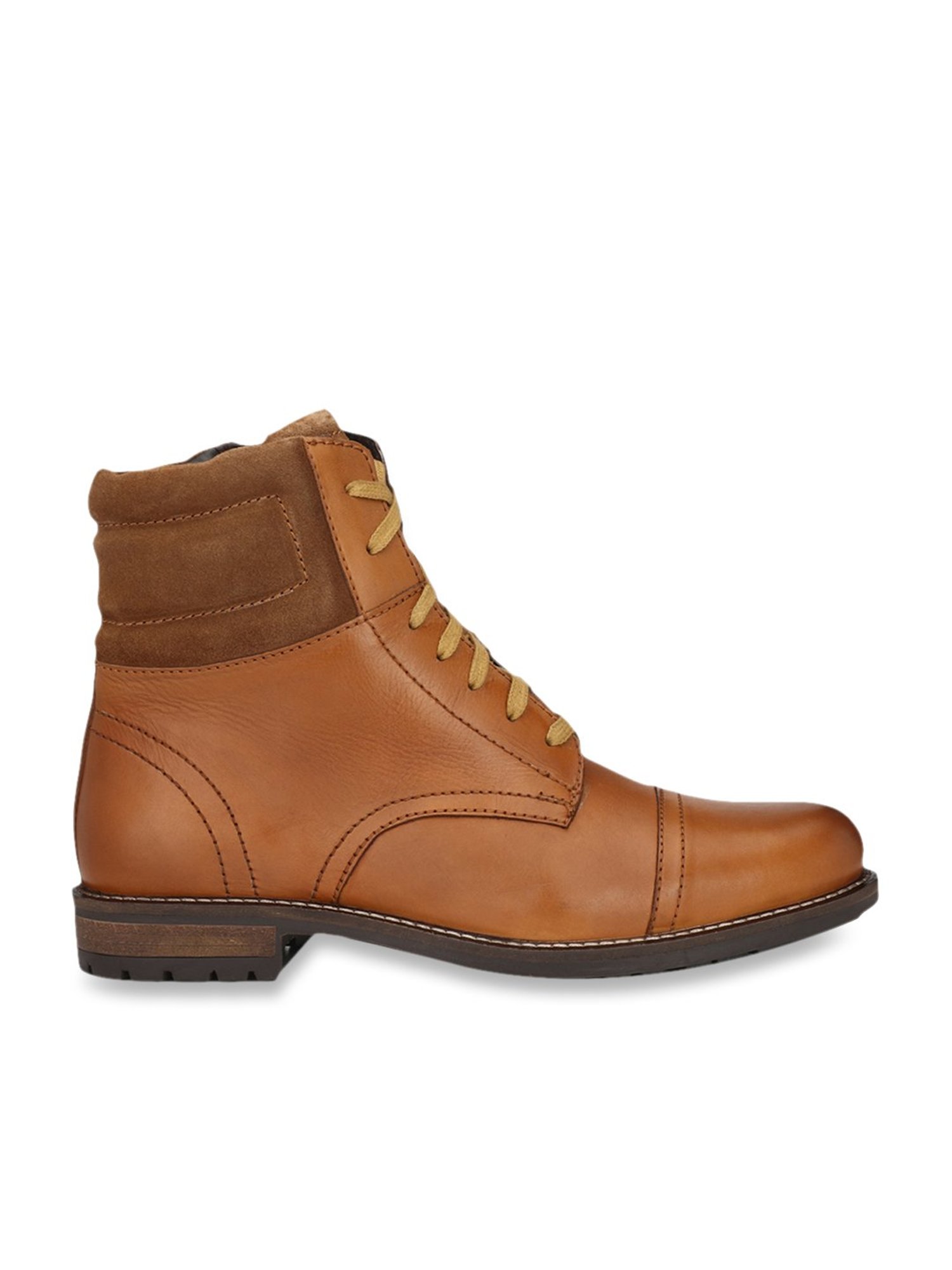 Delize Men's Tan Derby Boots