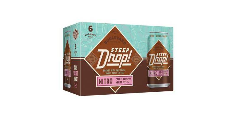 Boulevard Steep Drop! Nitro Cold Brew Milk Stout Beer - 6pk/12 fl oz Cans