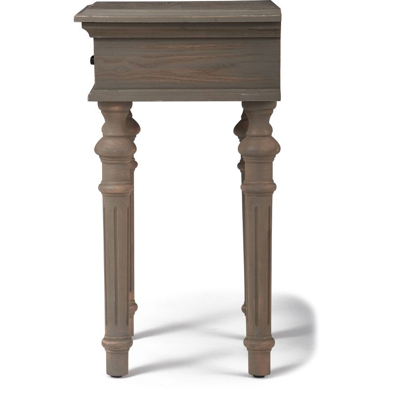 Cassatt 1 Drawer Side Table Gray - Finch
