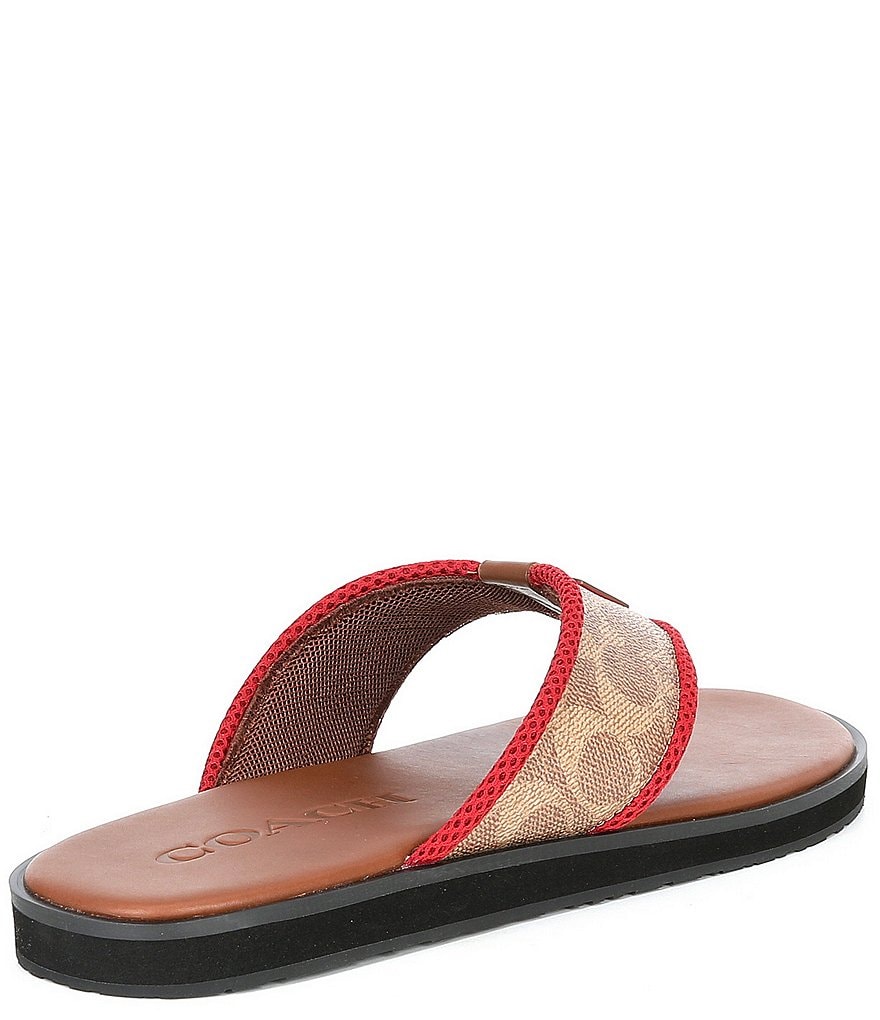 COACH Men's Signature Flip-Flops