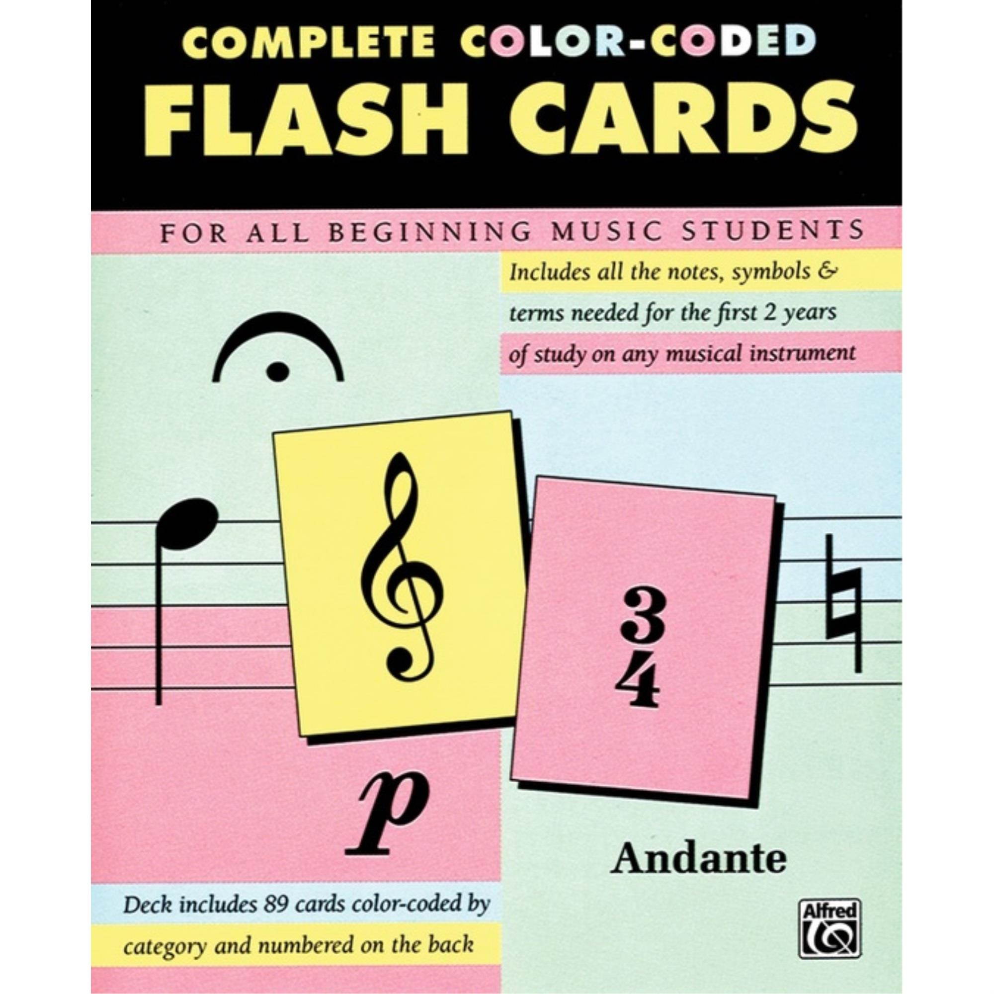 Alfred 89 Color-Coded Flash Cards