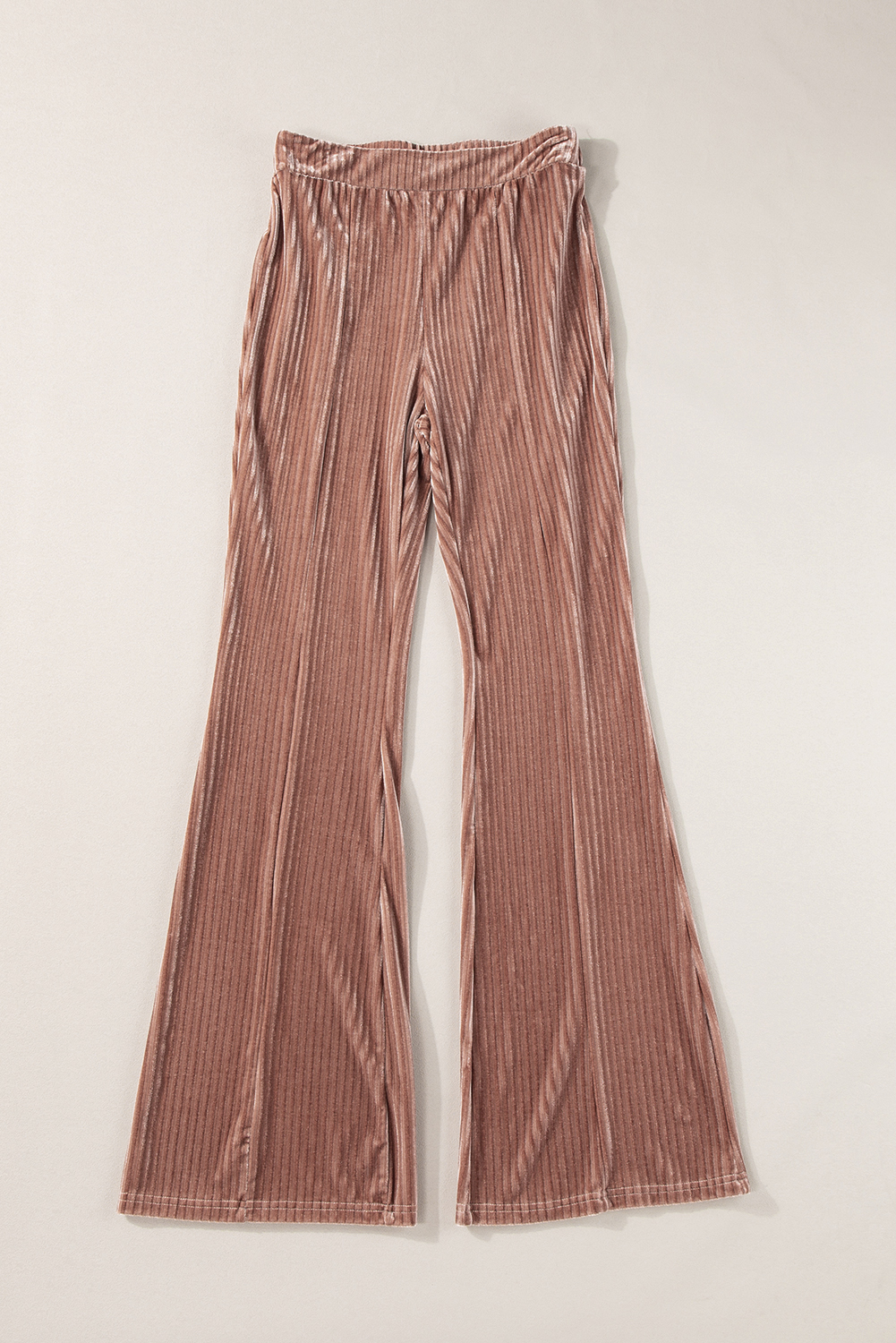 Karen Kane Cropped Wide Leg Linen Blend Striped Pants