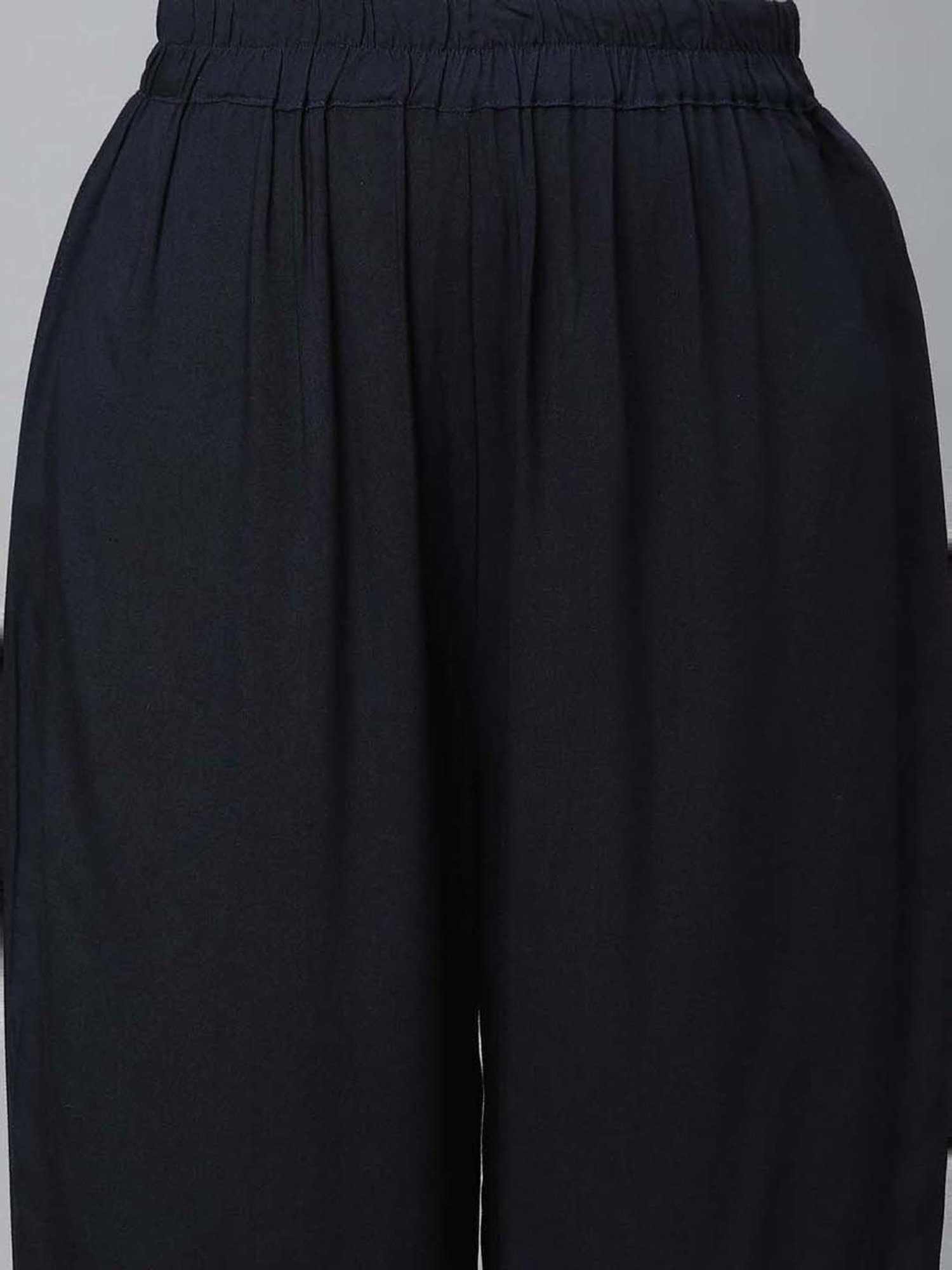 Aurelia Blue Linen Printed Kurta Pant Set With Jacket