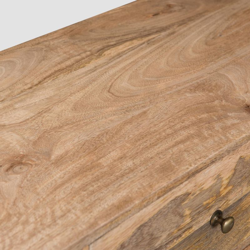 Naples Side Board White/Dark Brown - Chique