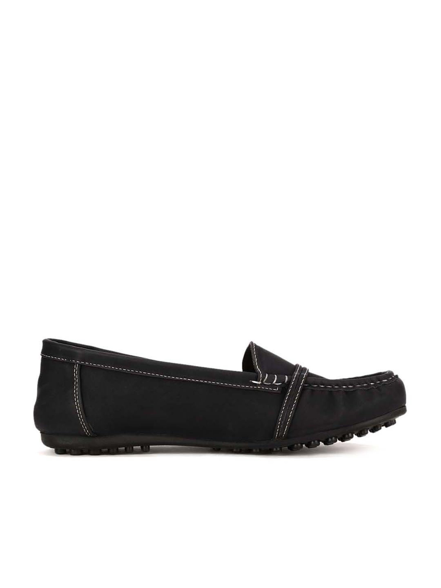 Bata Women's Black Casual Loafers