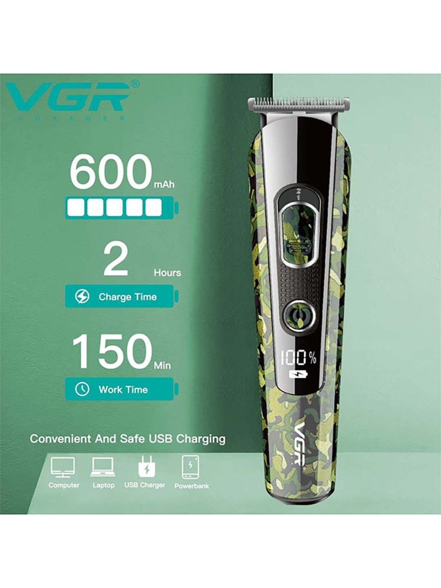 Wahl Professional Moser 1400 Germany Hair Clipper (Maroon)