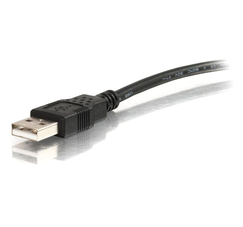 C2G 2m USB 2.0 A to Mini-B Cable - USB Cable - 6ft - Type A Male - Mini Type B Male USB - 6.56ft - Black