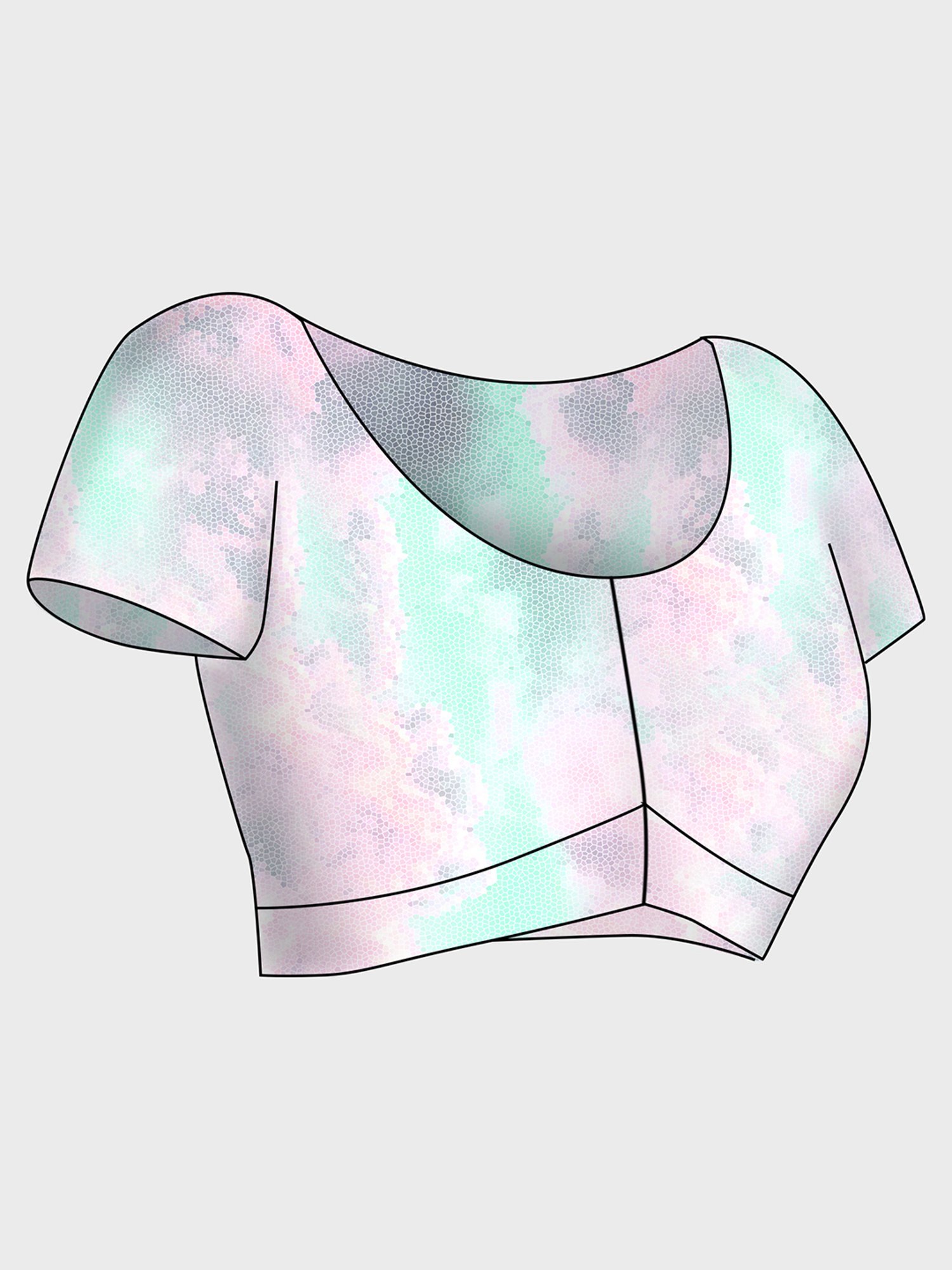 navyasa by liva White & Red Printed Saree With Unstitched Blouse