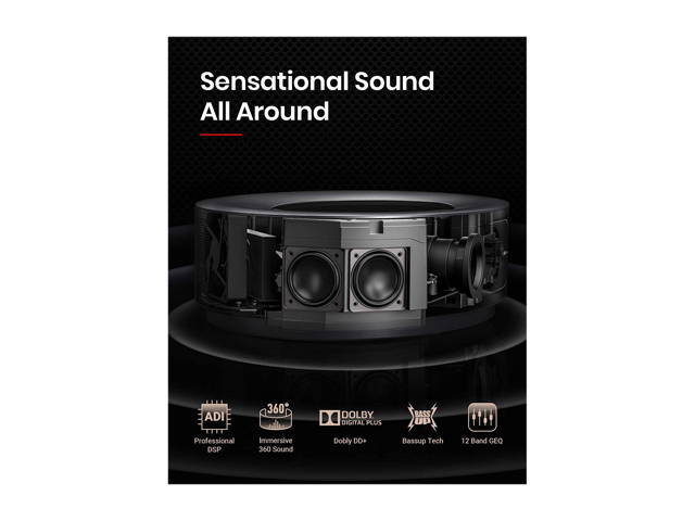 Anker Nebula Cosmos Max 4K UHD TV Home Theater/Entertainment Projector, 1,500 ANSI Lumens, Android TV 9.0 with 5000+ Apps, Dolby Digital Plus, 360&deg; of True 3D Audio, HDR10, HLG, Dynamic Smoothing