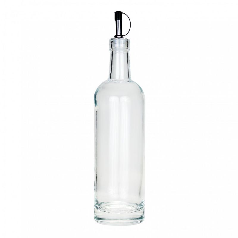 Amici Home Fortuna Oil Bottle with Pourer, Set of 2, 18oz