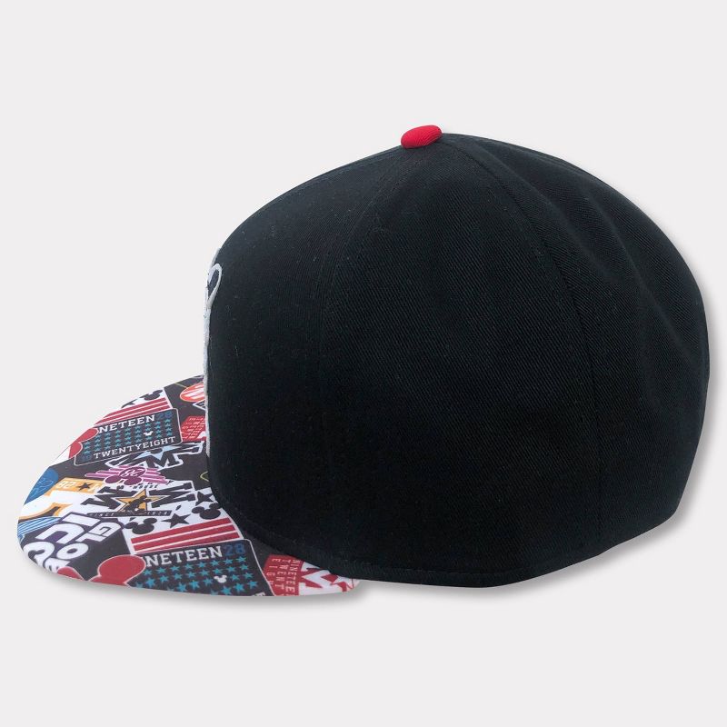 Boys' NASA Flat Brim Baseball Hat - Black