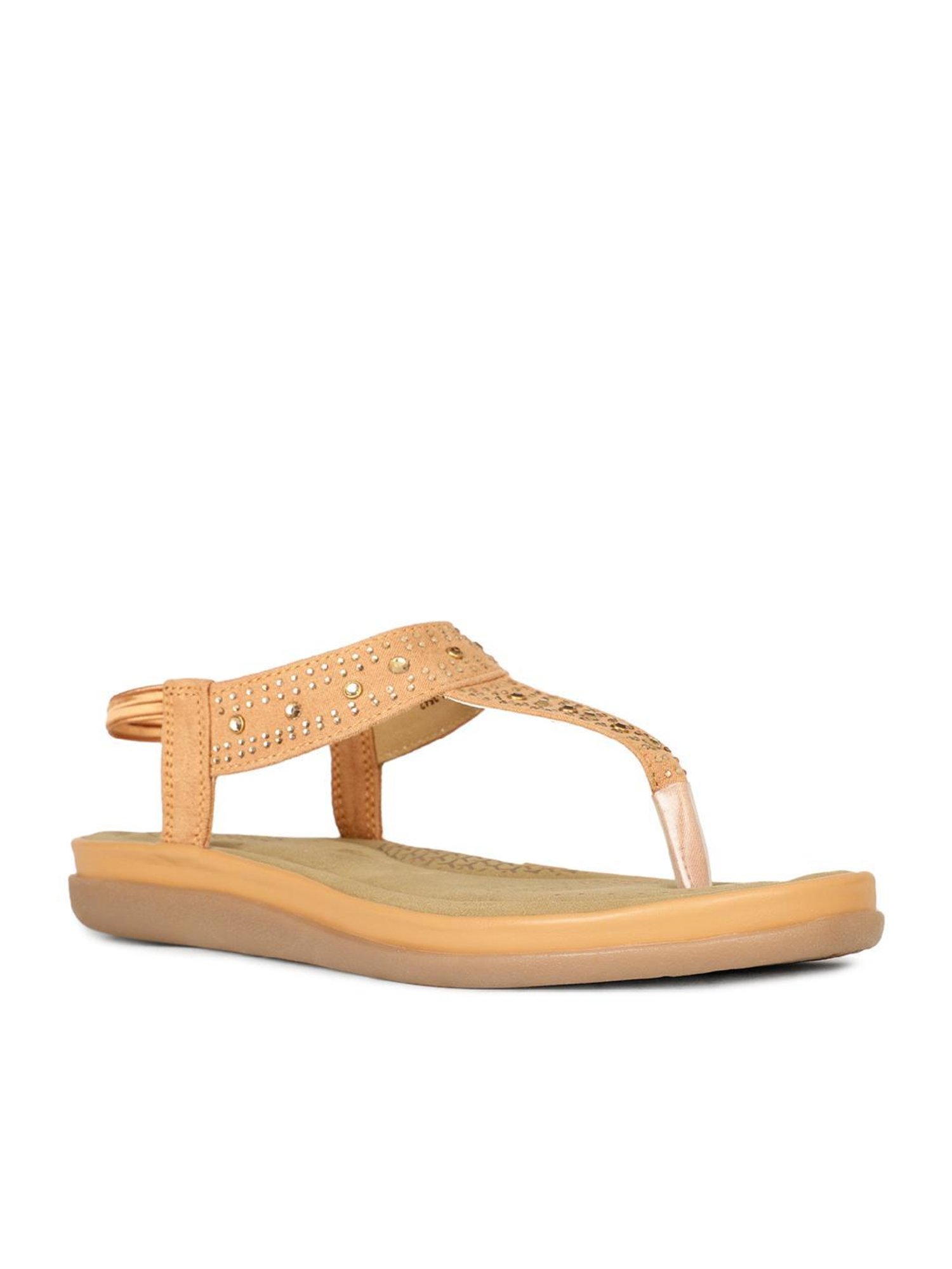 Bata Women's Tan Sling Back Sandals