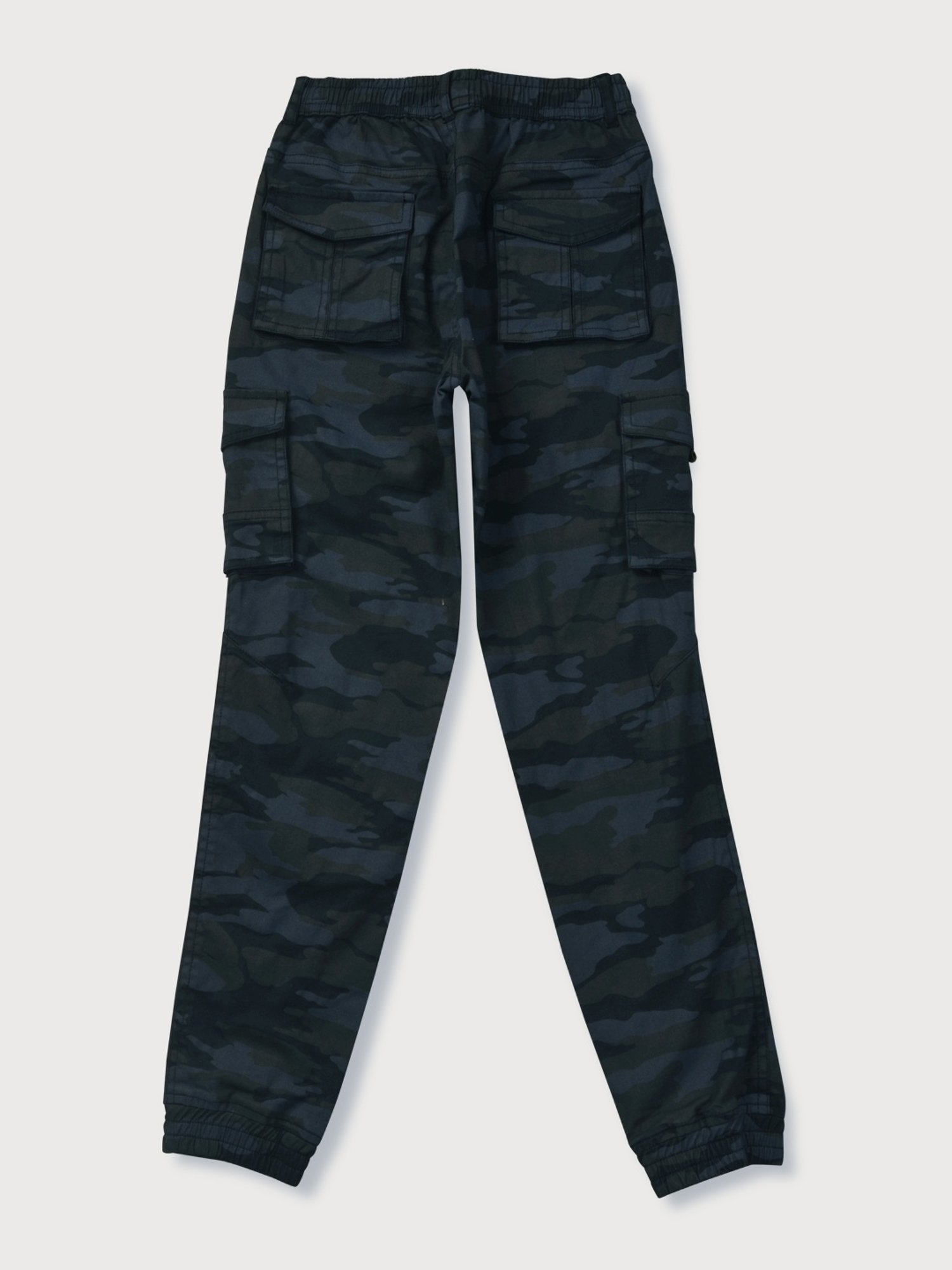 Gini & Jony Boys Navy Cotton Printed Trousers