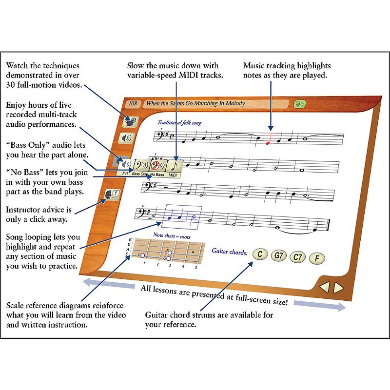 eMedia Bass Method 1 CD-ROM Version 2.0