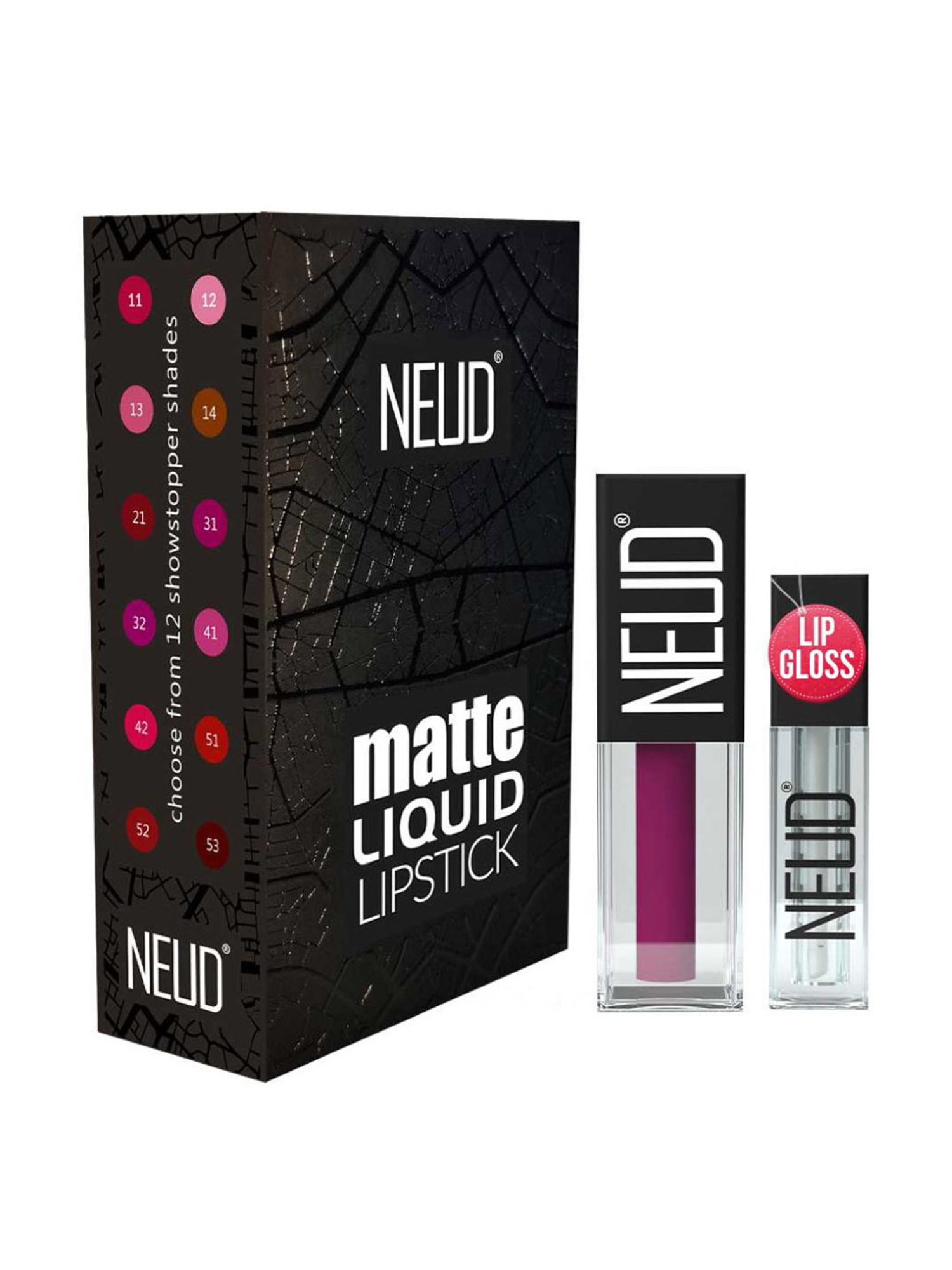 NEUD Matte Liquid Lipstick Boss Lady with Free Lip Gloss