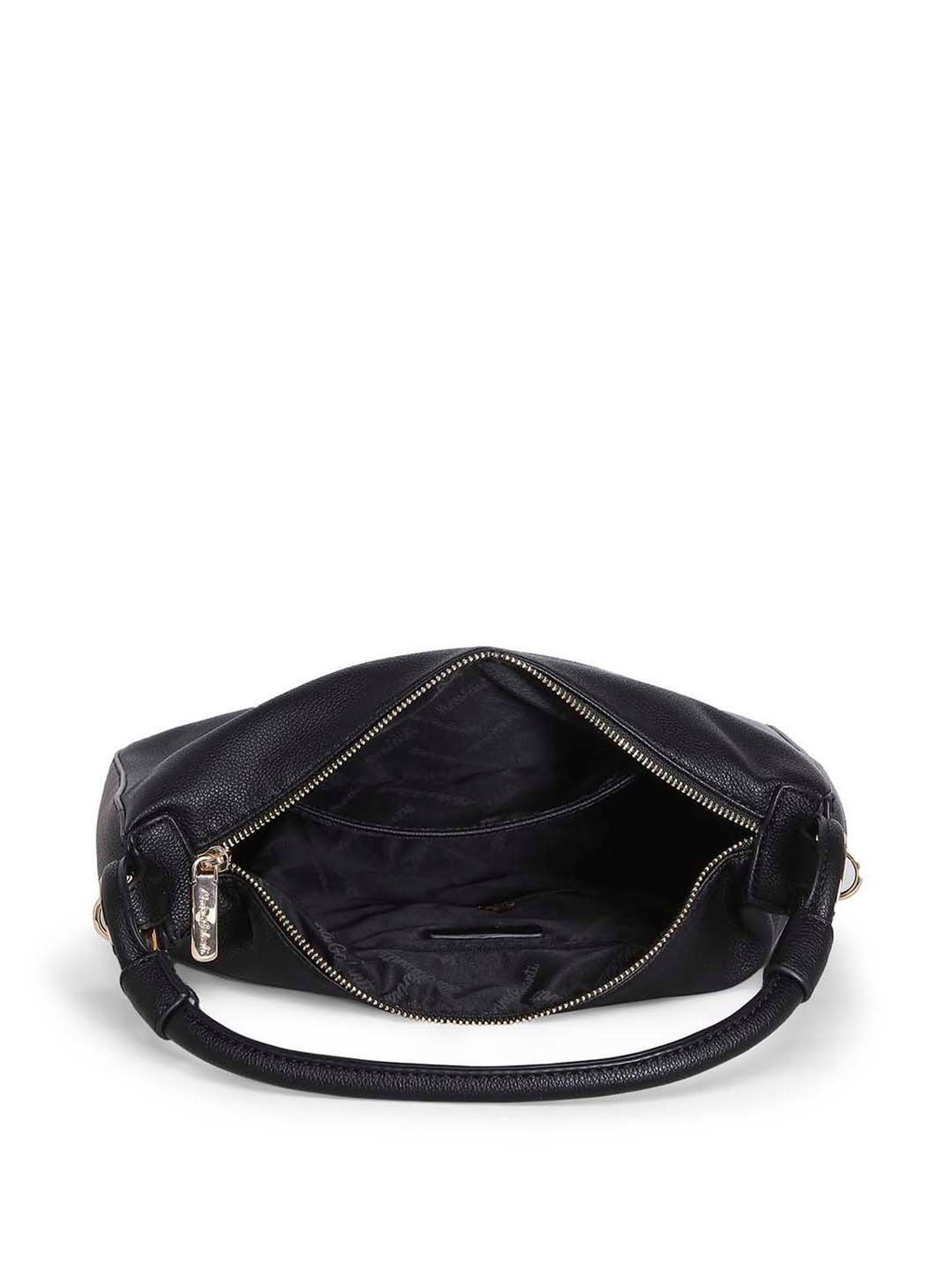 Marina Galanti Black Solid Medium Hobo Handbag