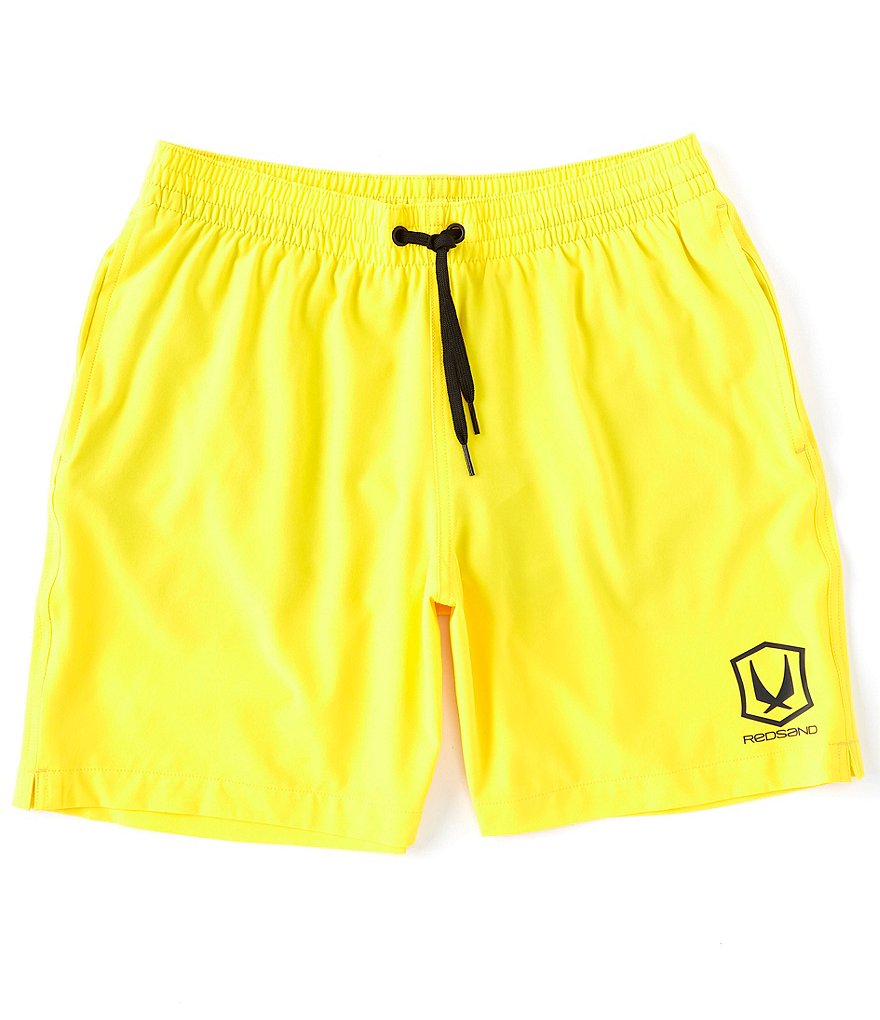 Redsand Solid Core Stretch 18#double; Outseam Volley Shorts