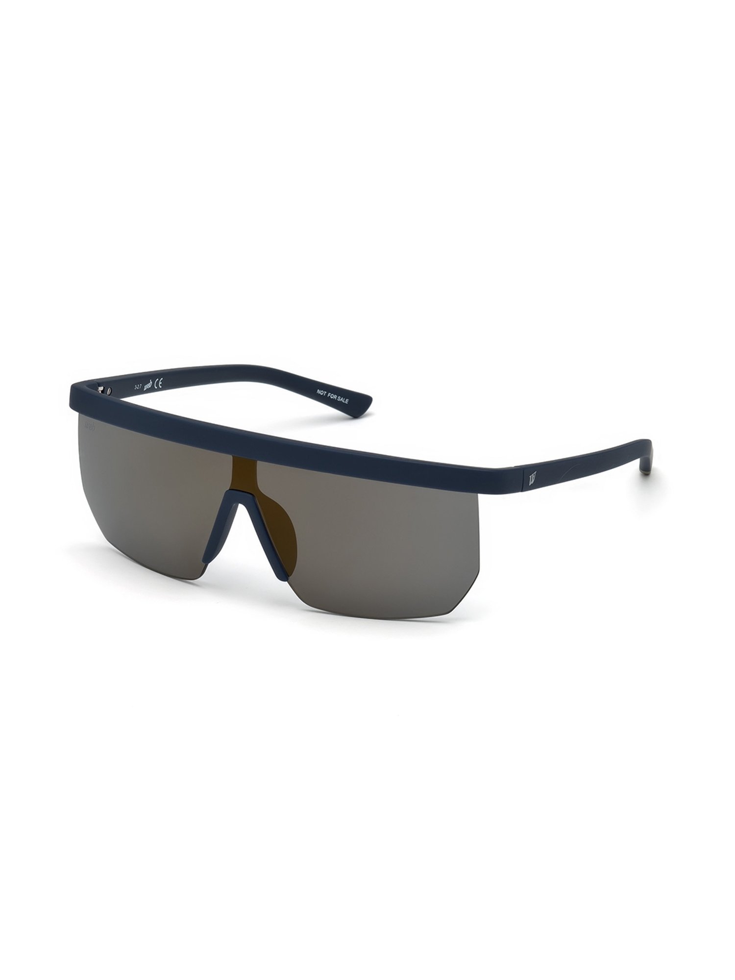 WEB EYEWEAR Grey Shield Sunglasses Designed in Italy