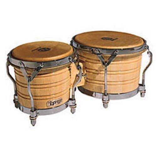 Latin Percussion LP201A3 Generation III Bongos, Natural w/ Traditional Rims