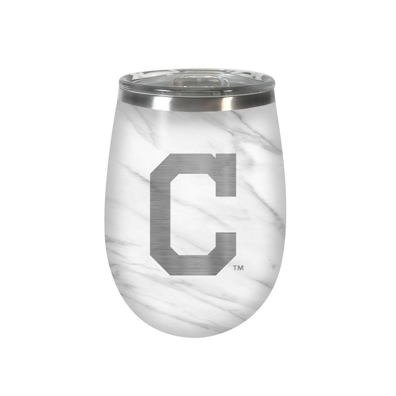 MLB Cleveland Indians 10oz Marble Wine Tumbler
