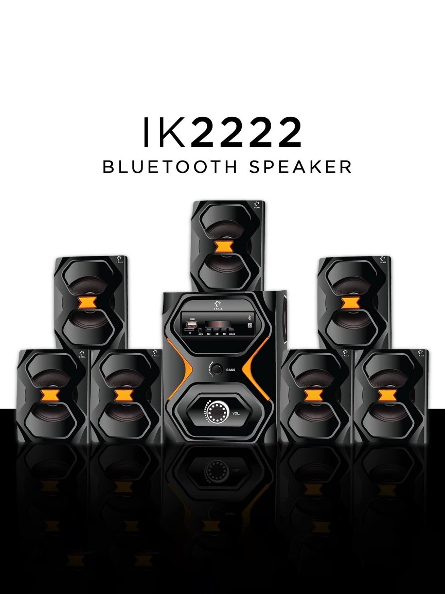 I Kall IK-444 5.1 Channel Home Theatre (Black)