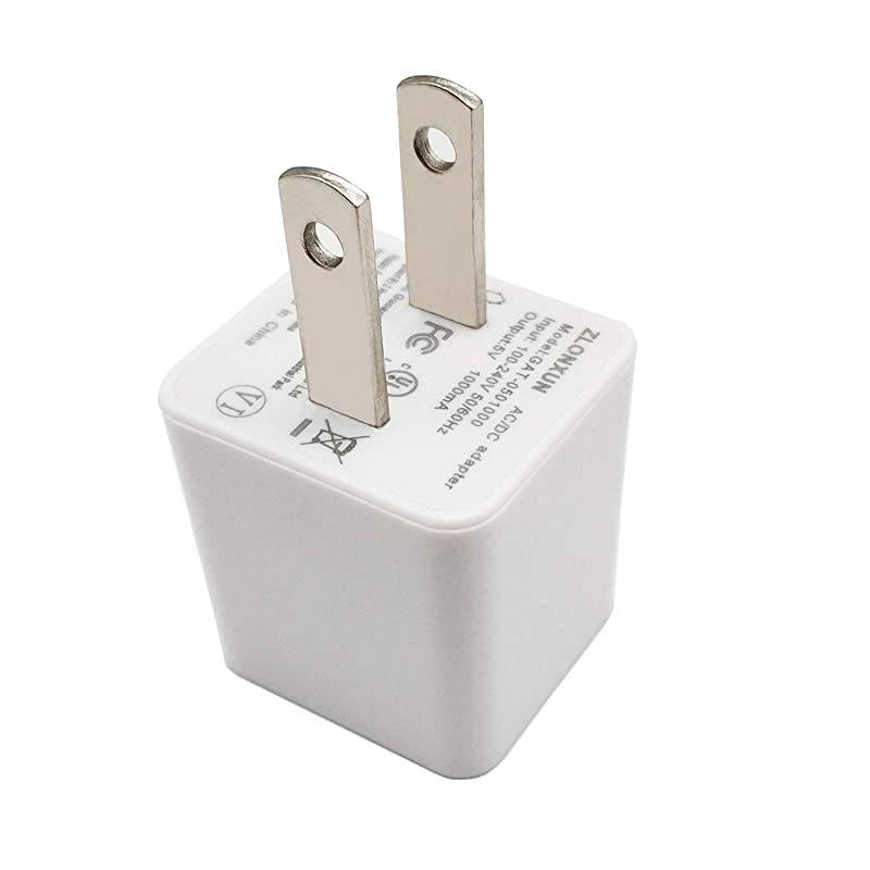 Wall Charger Cube Power Adapter Plug USB Charging Block for All iPhoneiPod Touch 2 Pack