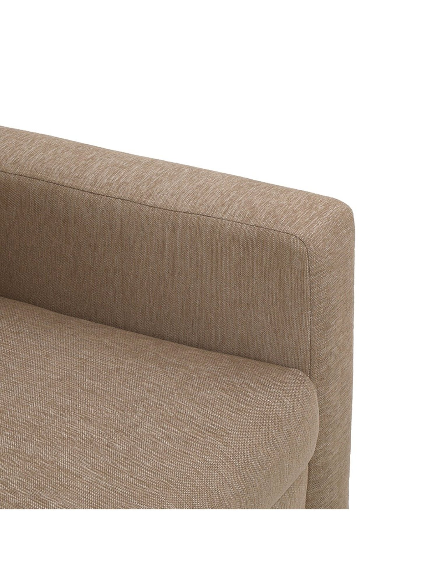 Duroflex Ease Brown Neem Wood 3 Seater Sofa