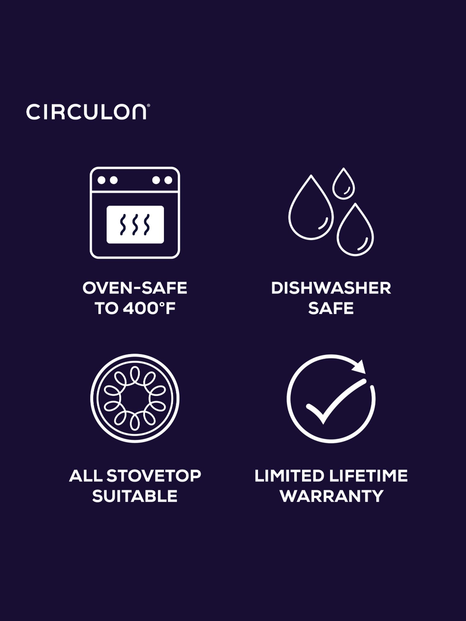 Meyer Circulon A1 Black Aluminium Stockpot with Lid