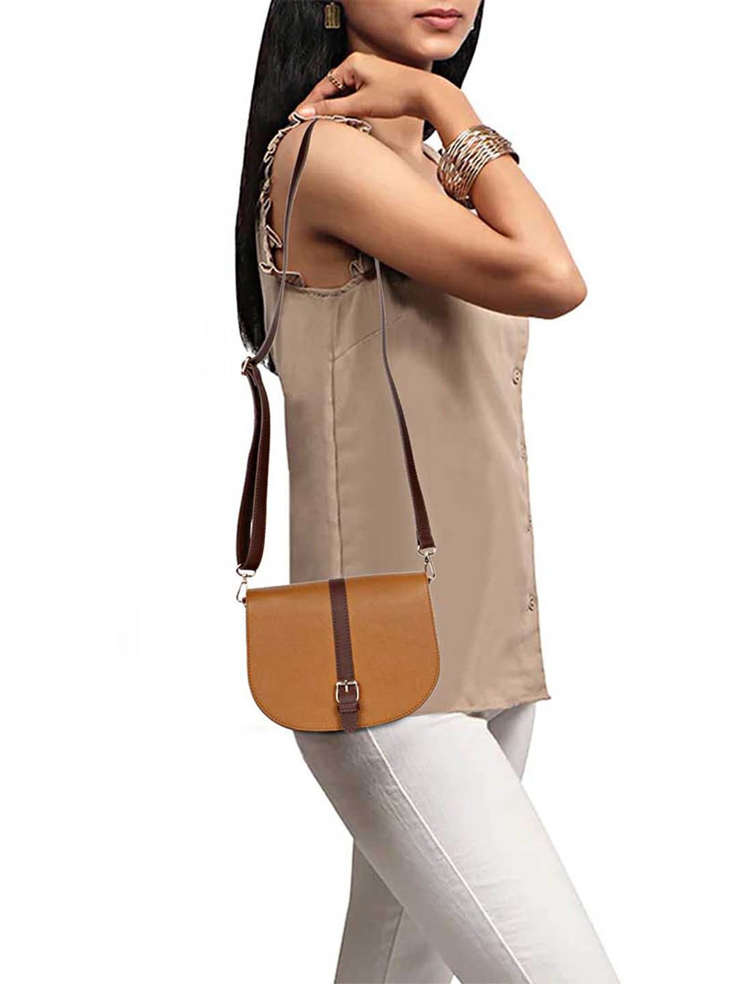 Favore Tan Solid Medium Slings