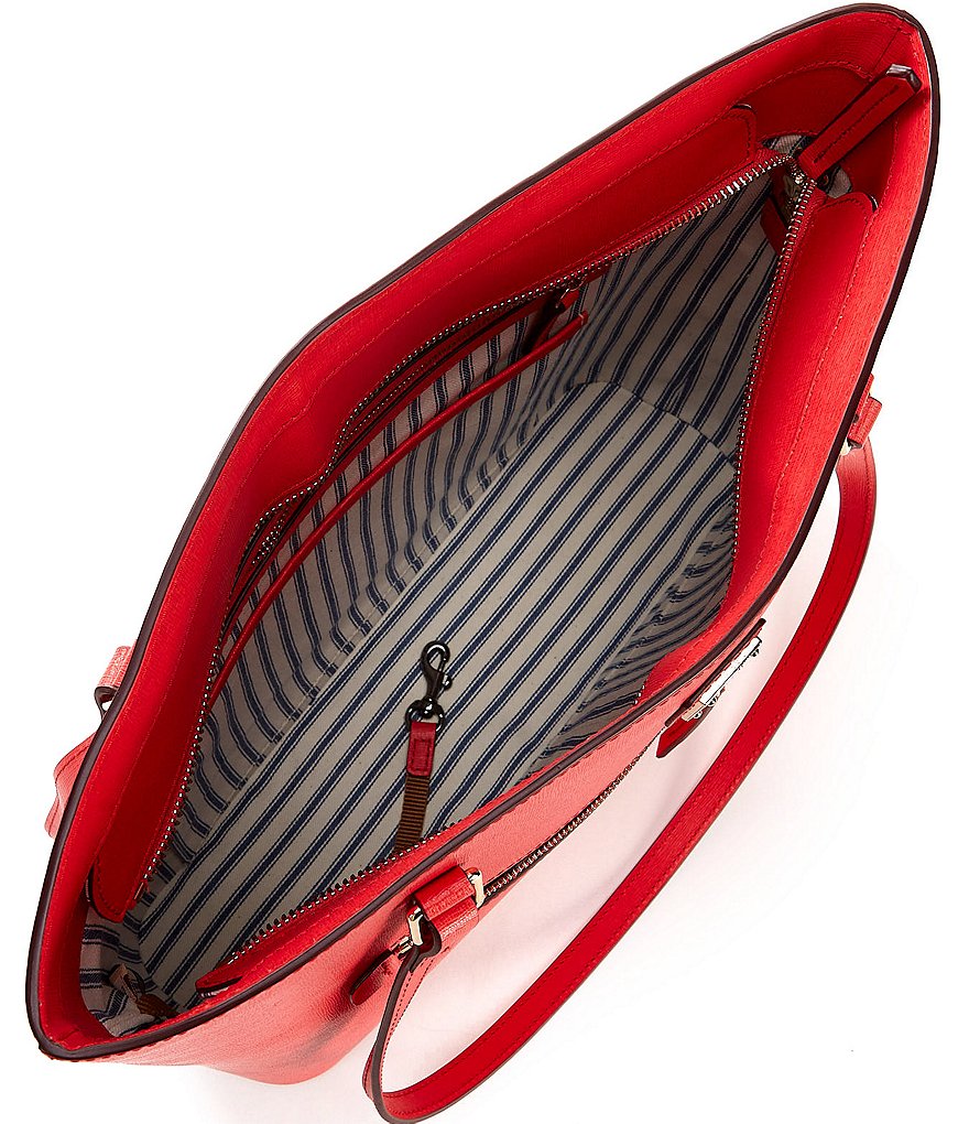 Dooney & Bourke Saffiano Collection Large Leather Shopper Tote Bag