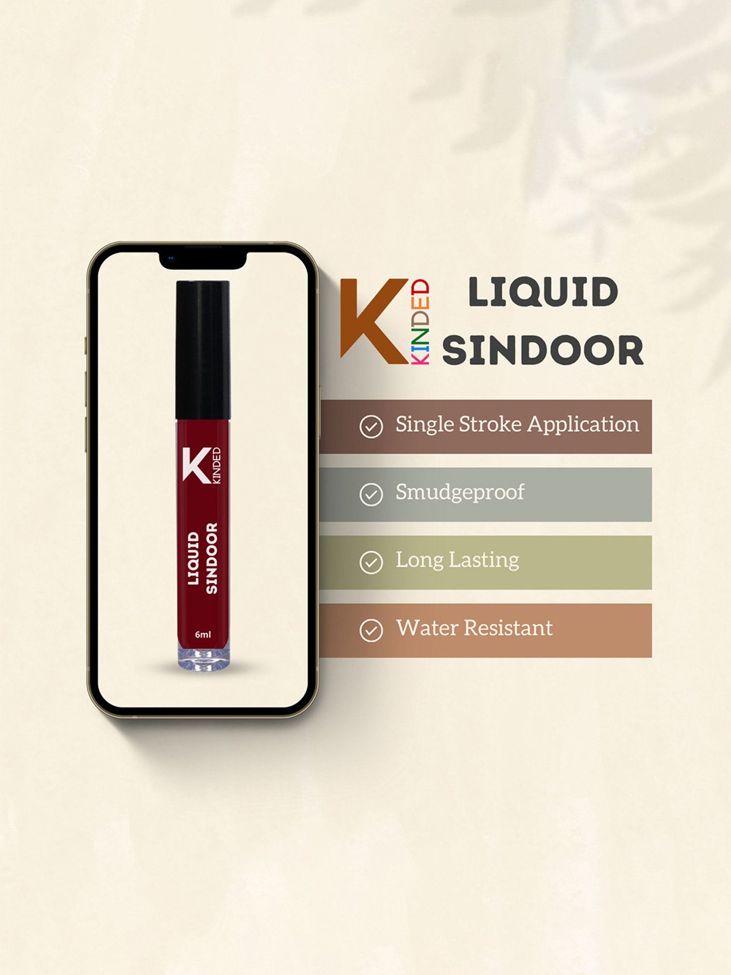 KINDED Liquid Sindoor - Pack of 2