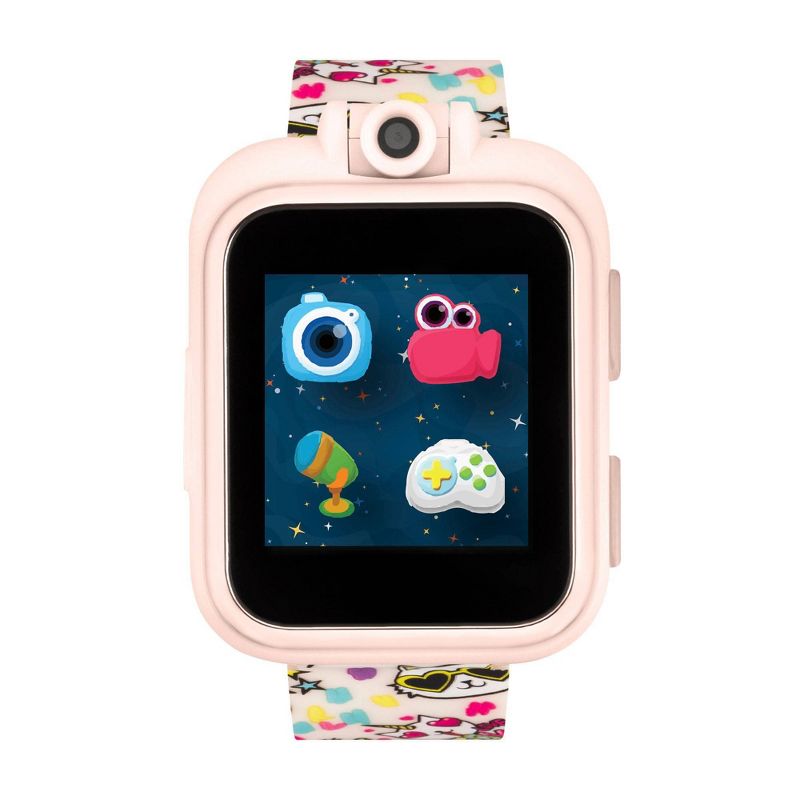 PlayZoom Smartwatch For Kids: Blush With Cats Print