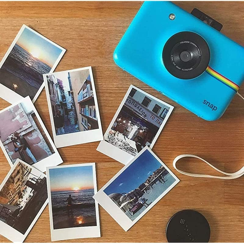 Polaroid Snap Instant Digital Camera Blue with  Zero Ink Printing Technology