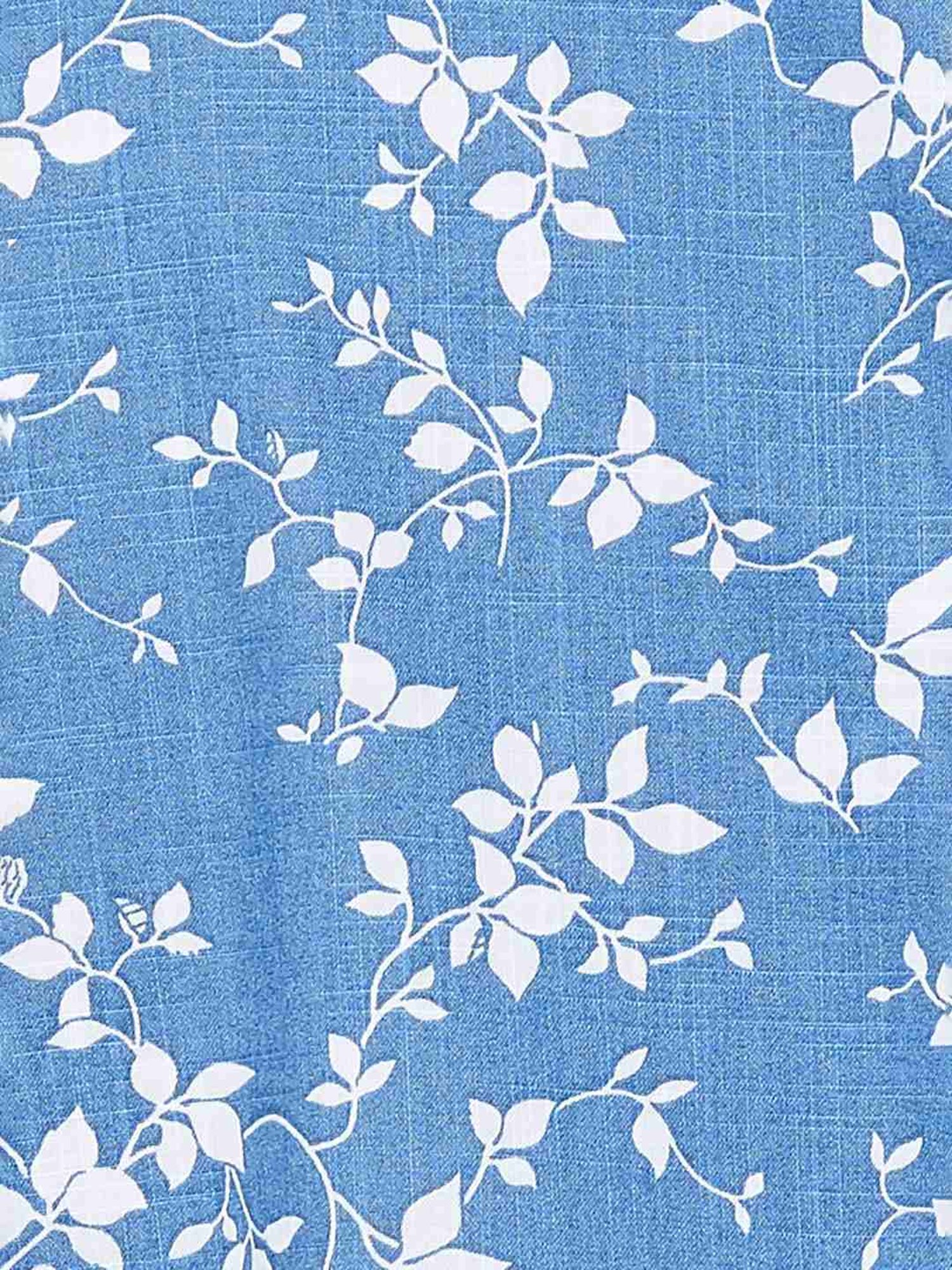 Melange By Lifestyle Blue Cotton Regular Fit Printed Shirt