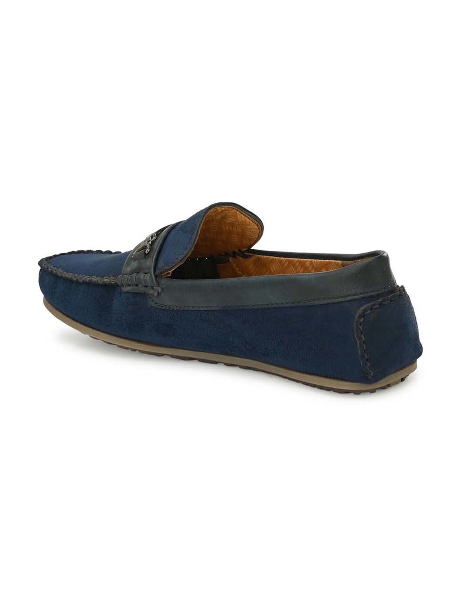 Eego Italy Men's Blue Casual Loafers