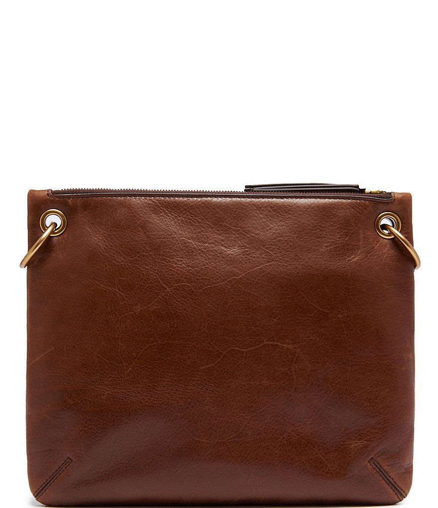 Margot Kiera Double Zip Leather Crossbody Bag