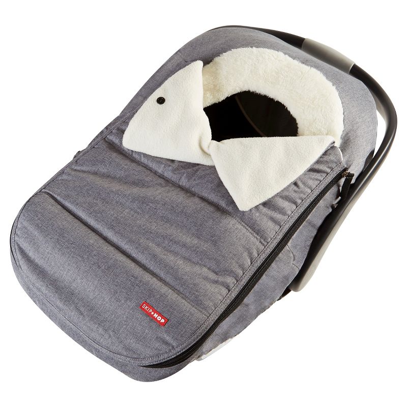Skip Hop STROLL & GO Car Seat Cover - Heather Gray