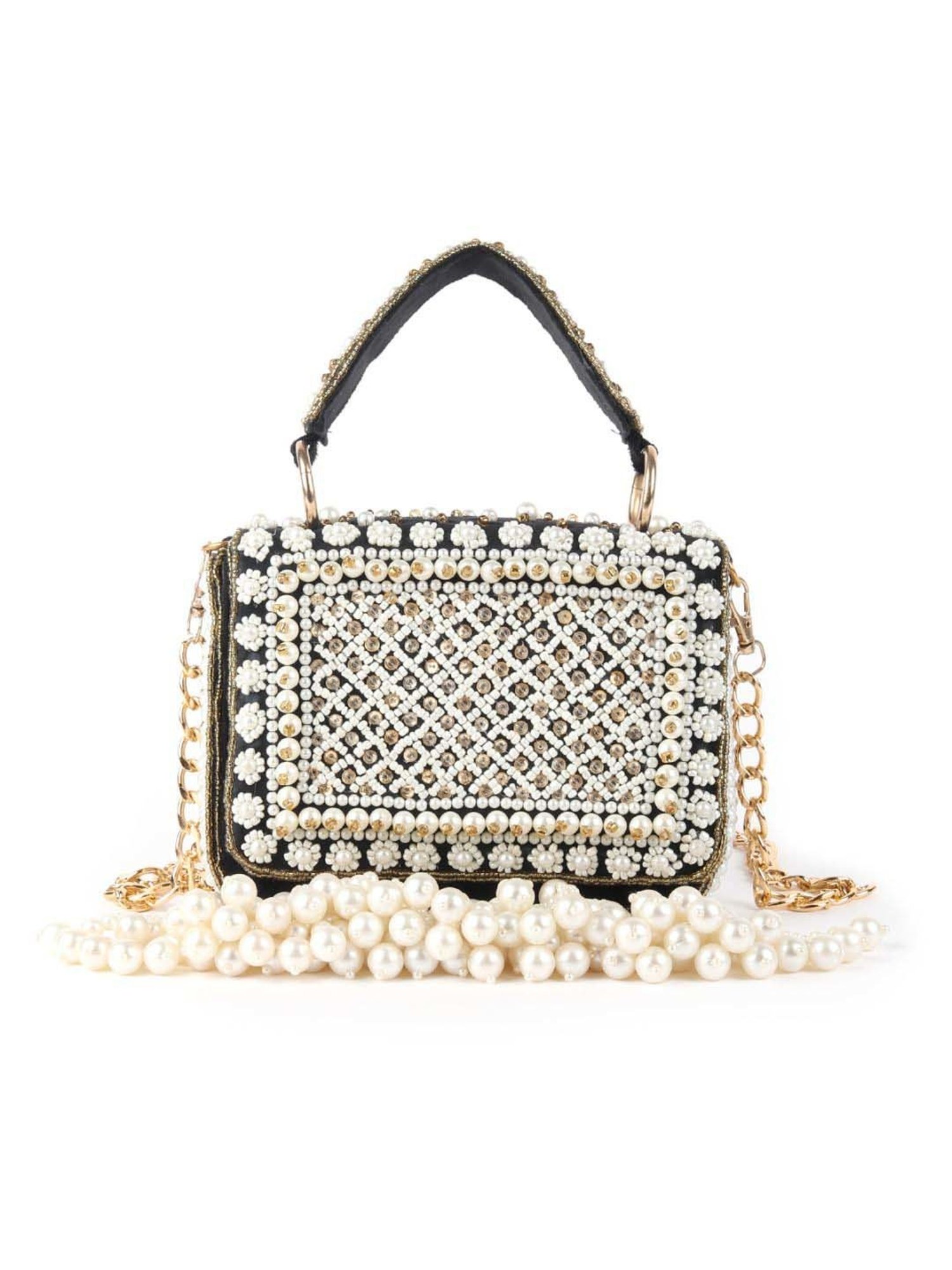 Odette Multicolor Embellished Sling Handbag