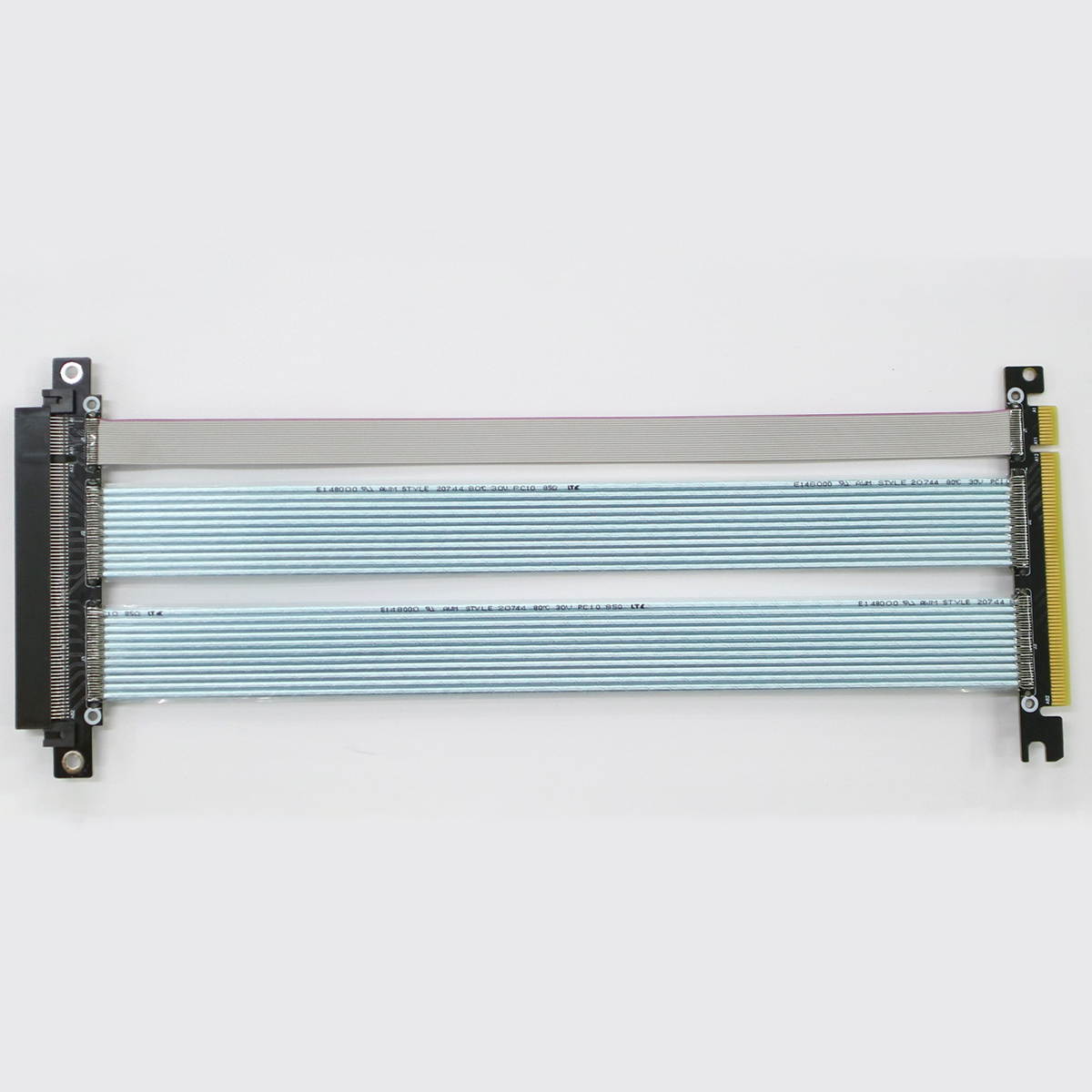 PCI-E 4.0 x16 Power Extension Cable Shielded Stable High Speed Cable 250mm