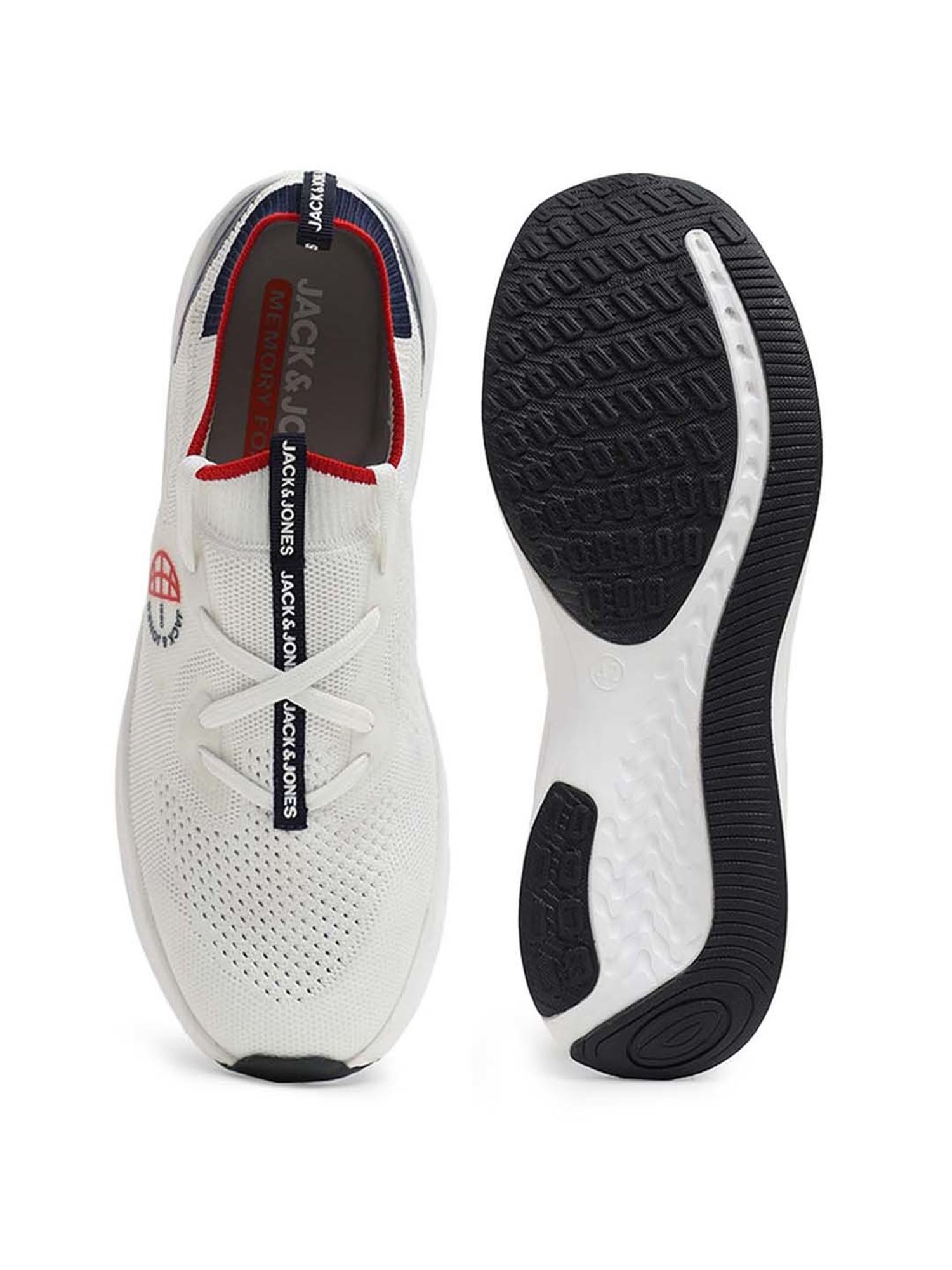 Jack & Jones Men's Bright White Casual Sneakers