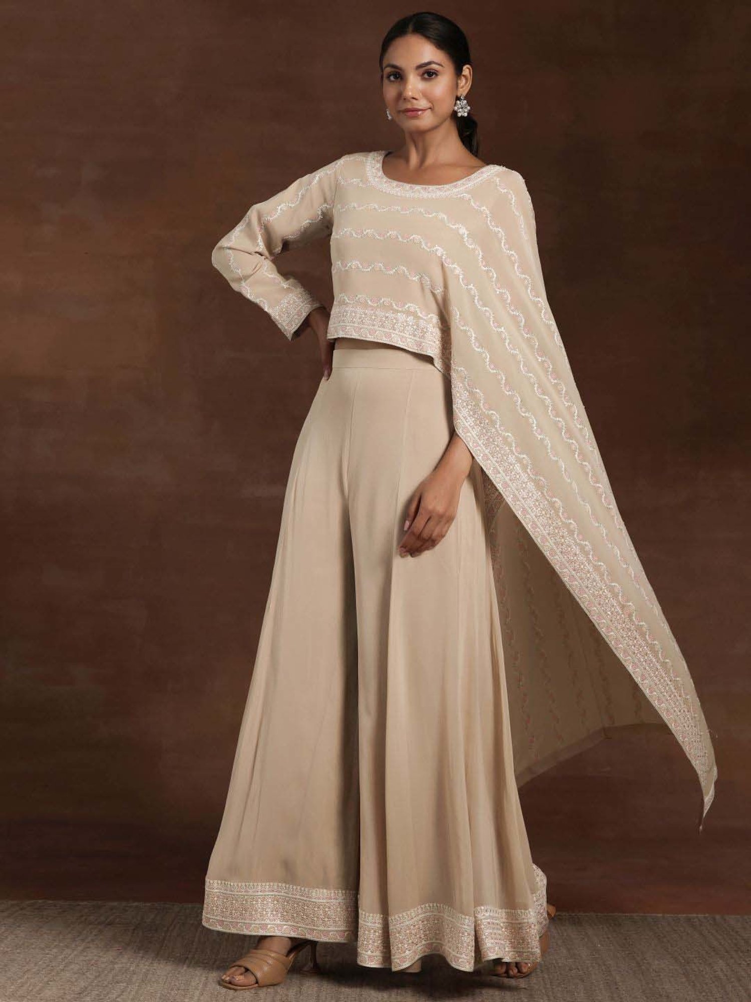 Melon by PlusS Blue Printed Shirt Pant Set