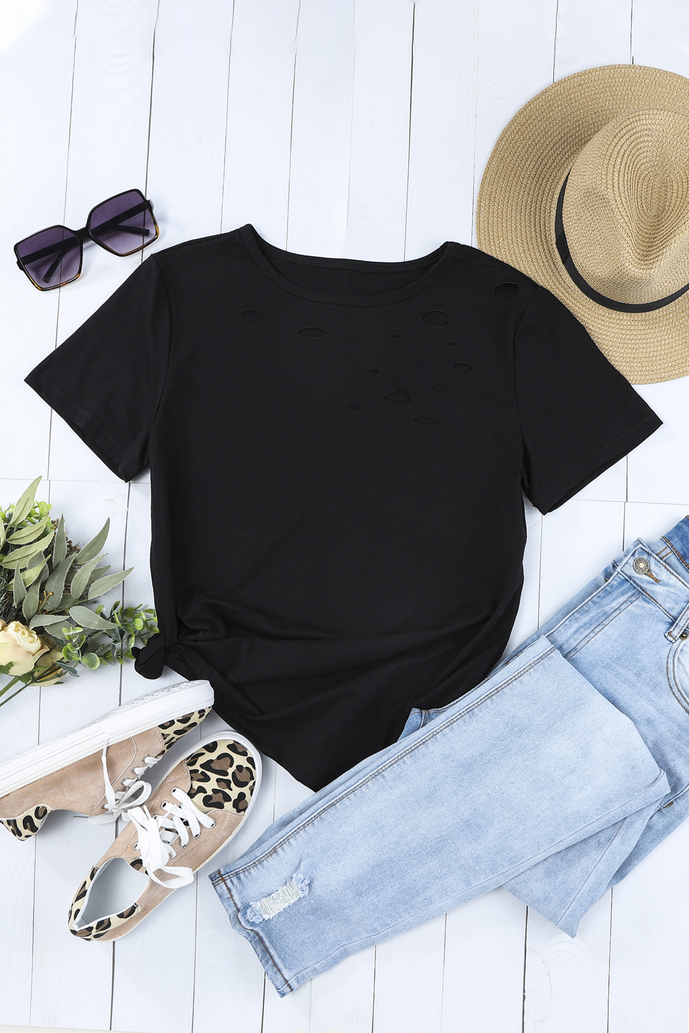 Pink Tie Dye Short Sleeve Crew Neck T Shirt Customized