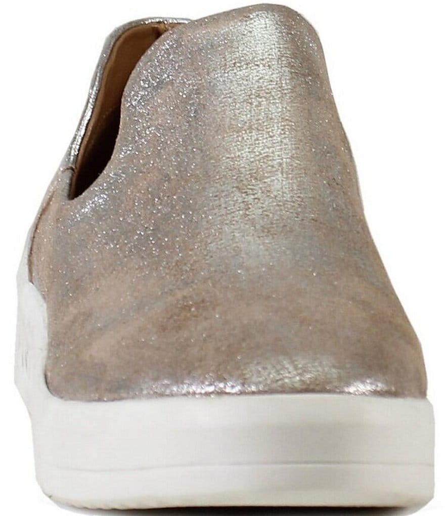 Diba True Youth Full Metallic Leather Slip-On Sneakers