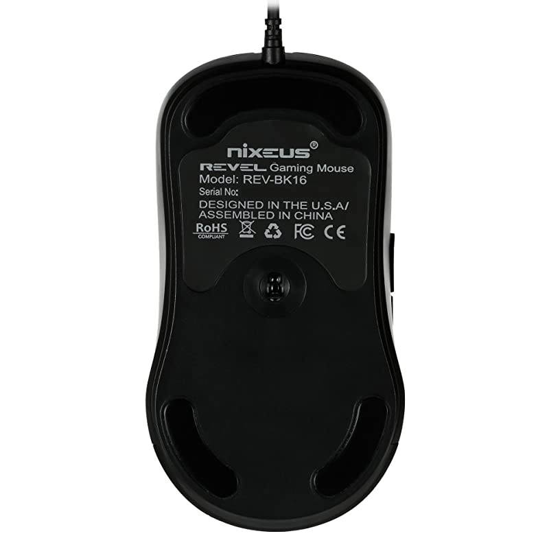 Revel Gaming Mouse PMW 3360 for Windows amp Mac OS Rubberized Black