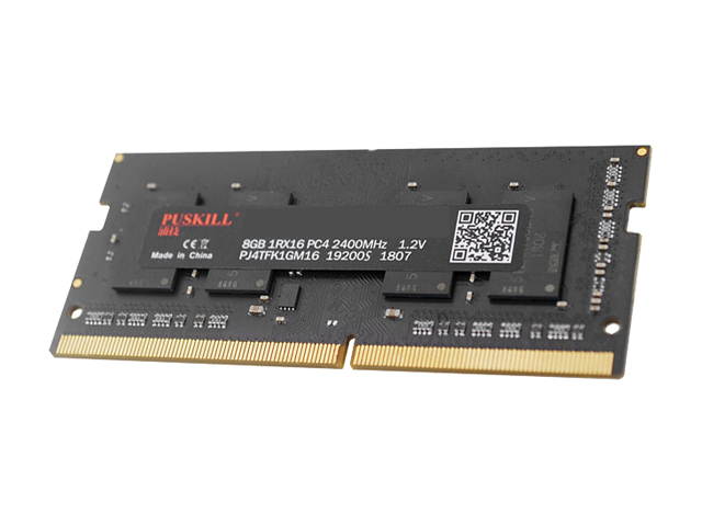 PUSKILL DDR3 1600MHz SODIMM RAM PC3-12800 4G 1.35V CL11 204 Pin Support ECC Unbuffered Laptop Memory Notebook RAM Module for Mac Intel and AMD System