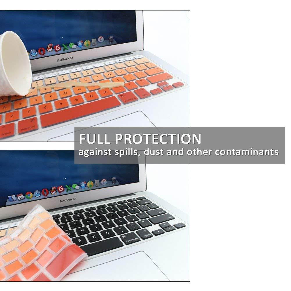 All-inside Orange Ombre Keyboard Skin for MacBook Pro 13" 15" 17" (with or without Retina Display) / MacBoook Air 13"