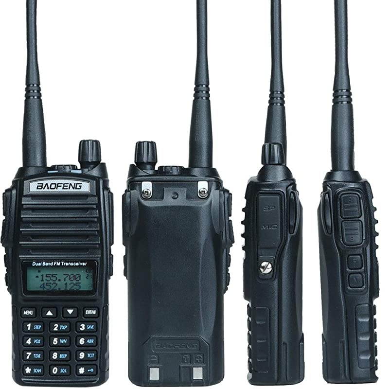 2 Way Radios  UV82 High Power Walkie Talkies Dual Band Ham Radio